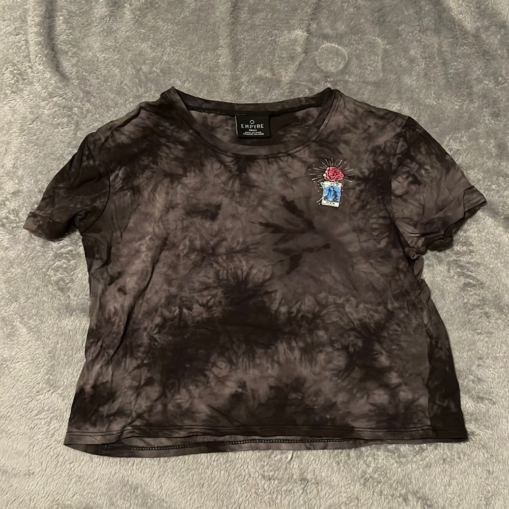 Empyre crop top , color black , size S